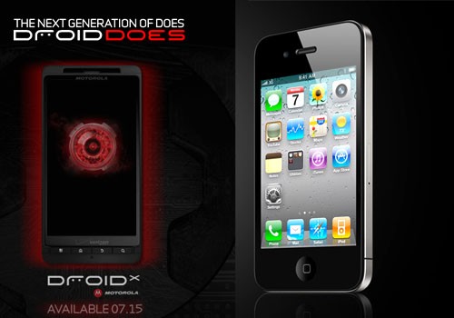 摩托羅拉Droid 2手機(jī)與iPhone 4對(duì)比 摩托羅拉Droid 2手機(jī)與iPhone 4對(duì)比